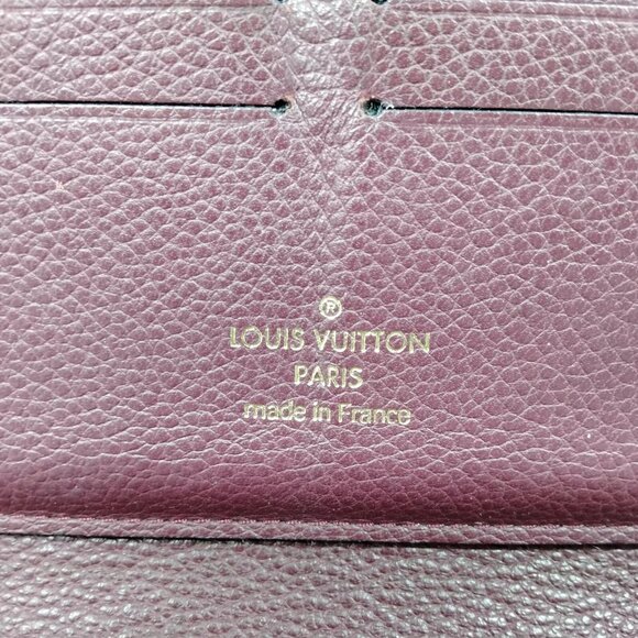 236224BD (L3) Louis Vuitton Wallet Long Purple Monogram Empreinte - Picture 9 of 10